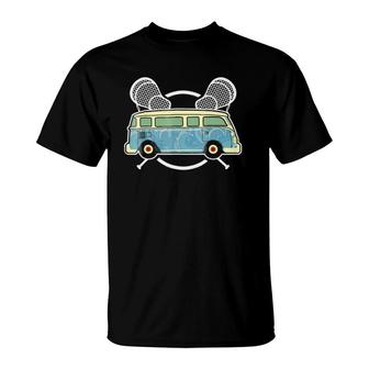 Retro Lacrosse Hippie , Hippie Van Tee, Tie Dye T-Shirt | Mazezy