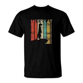 Retro Meerkat T-Shirt | Mazezy