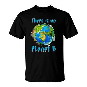 Retro No Planet Climate Change Earth Save Nature Animals T-Shirt | Mazezy