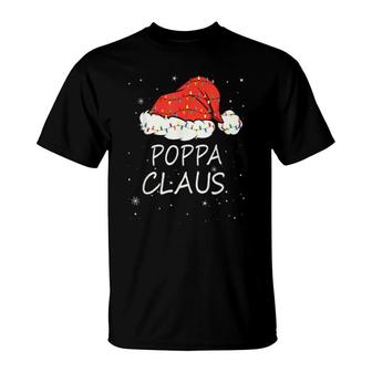 Retro Poppa Claus Christmas Santa Costume T-Shirt | Mazezy