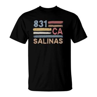 Retro Salinas Area Code 831 Residents State California T-Shirt | Mazezy