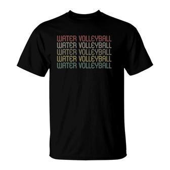 Retro Style Water Volleyball T-Shirt | Mazezy