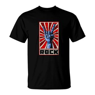 Rock Roll Vintage Retro Concert Music Band Musician T-shirt - Thegiftio