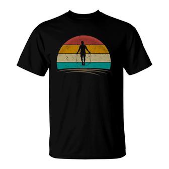Rope Jump Retro Vintage Rope Skipping Gifts Mens T-Shirt | Mazezy UK