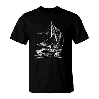Sailboat Cool Gif For Sailboat Lovers T-Shirt | Mazezy