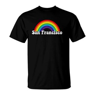 San Francisco Lgbtq Gay Pride Rainbow T-Shirt | Mazezy AU