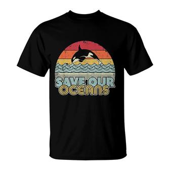 Save Our Oceans Orca Whale T-Shirt | Mazezy