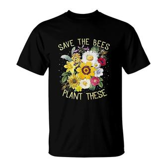 Save The Bees Plant These T-Shirt | Mazezy