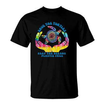 Save The Sea Turtles Keep Oceans Plastic Free Gift T-Shirt | Mazezy