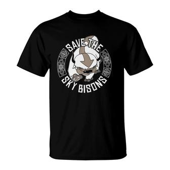 Save The Sky Bisons' Bison Center Premium T-Shirt | Mazezy
