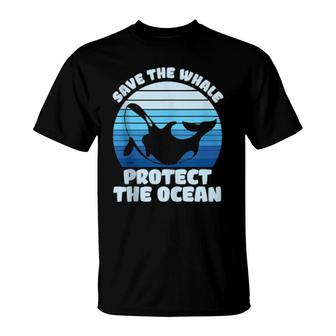 Save The Whale Protect The Ocean T-Shirt | Mazezy
