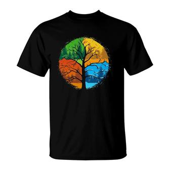 Seasons Spring Summer Autumn And Winter T-Shirt | Mazezy
