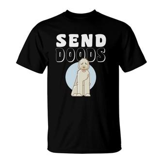 Send Doods Funny Labradoodle Gift Mom Dad Doodle Dog Lovers T-Shirt | Mazezy