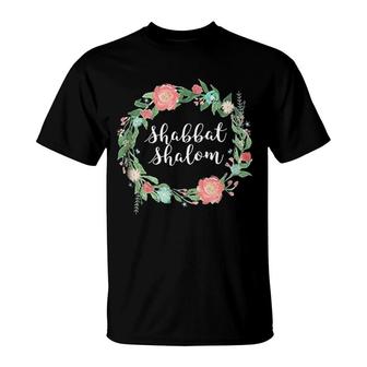 Shabbat Shalom Hebrew Jewish Sabbath T-Shirt - Thegiftio UK