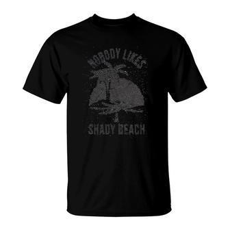 Shady Beach Funny Vacation Funny T-Shirt | Mazezy