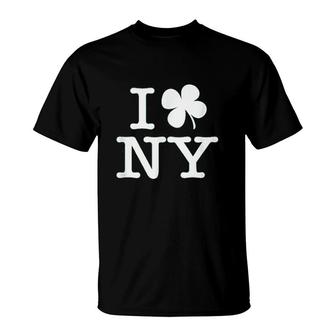 Shamrock I Love New York Ny St Patricks Irish Pride T-shirt - Thegiftio UK