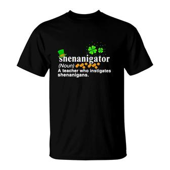 Shenanigagtor Definition St Patrick's Day Gift T-Shirt | Mazezy