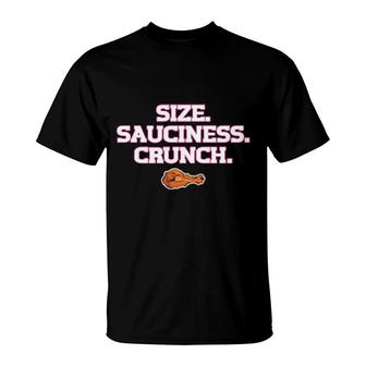 Size Sauciness Crunch T-Shirt | Mazezy