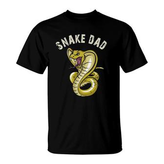 Snake Dad Gift Snake Lover Cobra Reptile Owner Gifts T-Shirt | Mazezy