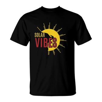 Solar Vibes Outer Space Lovers Gift T-Shirt | Mazezy