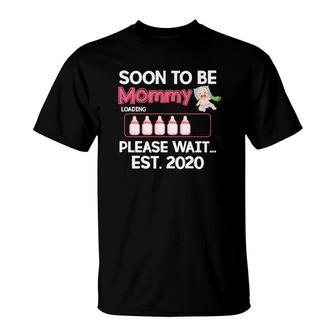 Soon To Be Mommy Loading Please Wait T-Shirt | Mazezy