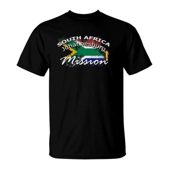 South Africa Johannesburg Mormon Lds Mission Missionary Gift T-Shirt | Mazezy