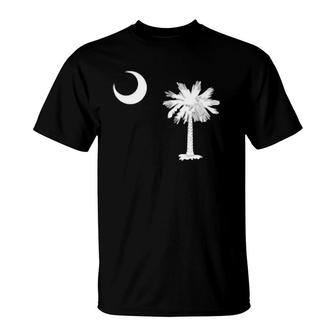 South Carolina Flag Vintage Style T-Shirt | Mazezy UK