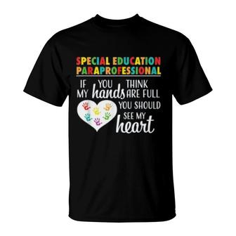 Special Education Paraprofessional Cute Appreciation Gift T-Shirt | Mazezy