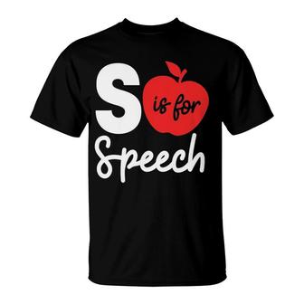 Speech Therapist Language Pathologist Slp Pathology T-Shirt | Mazezy