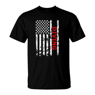 Springboard Diving Usa Divers Pool , Divers Gift T-Shirt | Mazezy