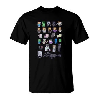 Sprites Characters T-Shirt | Mazezy