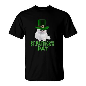 St Patrick Day Lovely Cat T-Shirt | Mazezy
