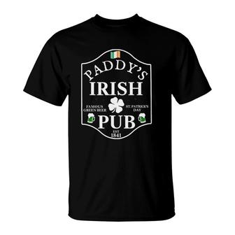 St Patrick's Day Beer Mens Paddy's Irish Pub Gift T-Shirt | Mazezy