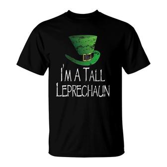 St Patrick's Day Funny I'm A Tall Leprechaun Boys Teens Men T-Shirt | Mazezy