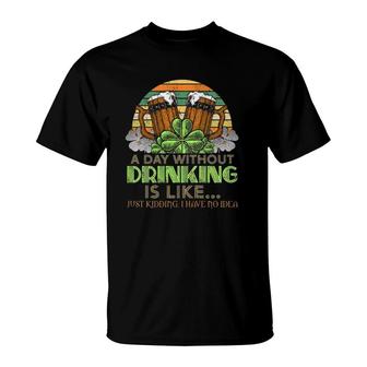 St Patrick's Day Funny St Patrick's Day Funny Irish Drinking Kid T-Shirt | Mazezy