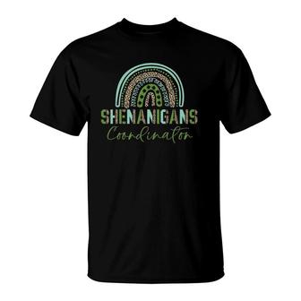 St Patricks Day Rainbow Shenanigans Coordinator T-Shirt | Mazezy