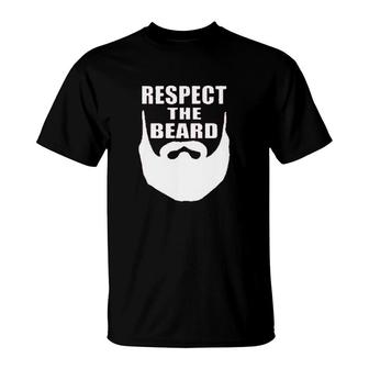 St Patricks Day Respect The Beard T-Shirt | Mazezy