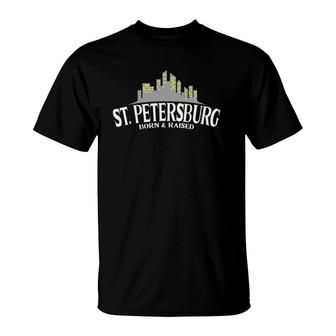 St Pete St Petersburg - Born & Raised Usa Florida T-Shirt | Mazezy CA