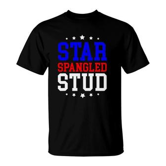 Star Spangled Stud T-Shirt | Mazezy