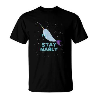 Stay Narly Cute Rainbow T-Shirt | Mazezy