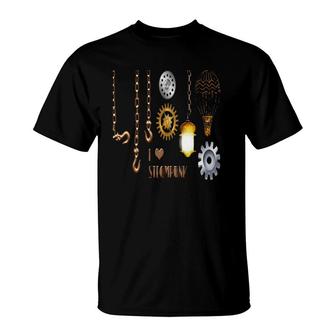 Steampunk Nerd Vintage Gear Gadget Geek T-Shirt | Mazezy