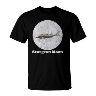 Sturgeon Moon Astrology Full Moon Space Science Moon Phase T-Shirt | Mazezy