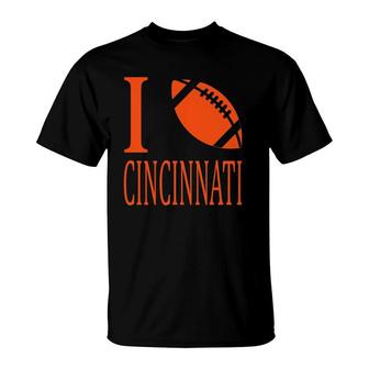 Sunday Funday I Love Cincinnati Football T-Shirt | Mazezy