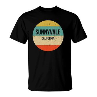 Sunnyvale California Sunnyvale Vintage Retro T-Shirt | Mazezy