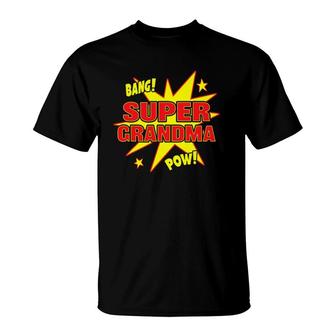Super Grandma Super Power Grandmother Gift T-Shirt | Mazezy