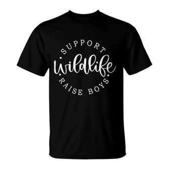 Support Wildlife Raise Boys T-Shirt | Mazezy