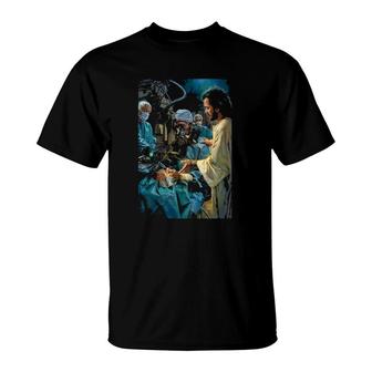 Surgeon Poster God Cover And Bless The Surgeon T-Shirt | Mazezy