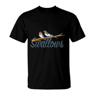 Swallow Funny Gay Comedy T-Shirt | Mazezy