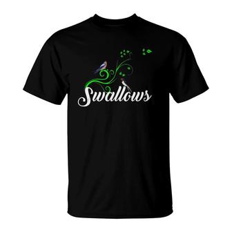 Swallows Or Spits Cute Funny Inappropriate Suggestive T-Shirt | Mazezy