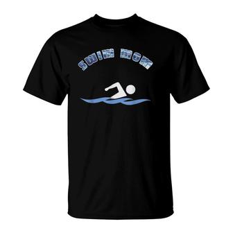 Swim Mom - For Mothers Who Support Their Children T-Shirt | Mazezy